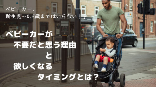 ベビーカー 新生児 0 5歳まではいらない 現役パパが不要を思う理由と欲しくなるタイミングとは